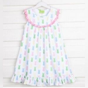 CLASSIC WHIMSY Girls “Peeps” Print Easter Nightgown- 4T